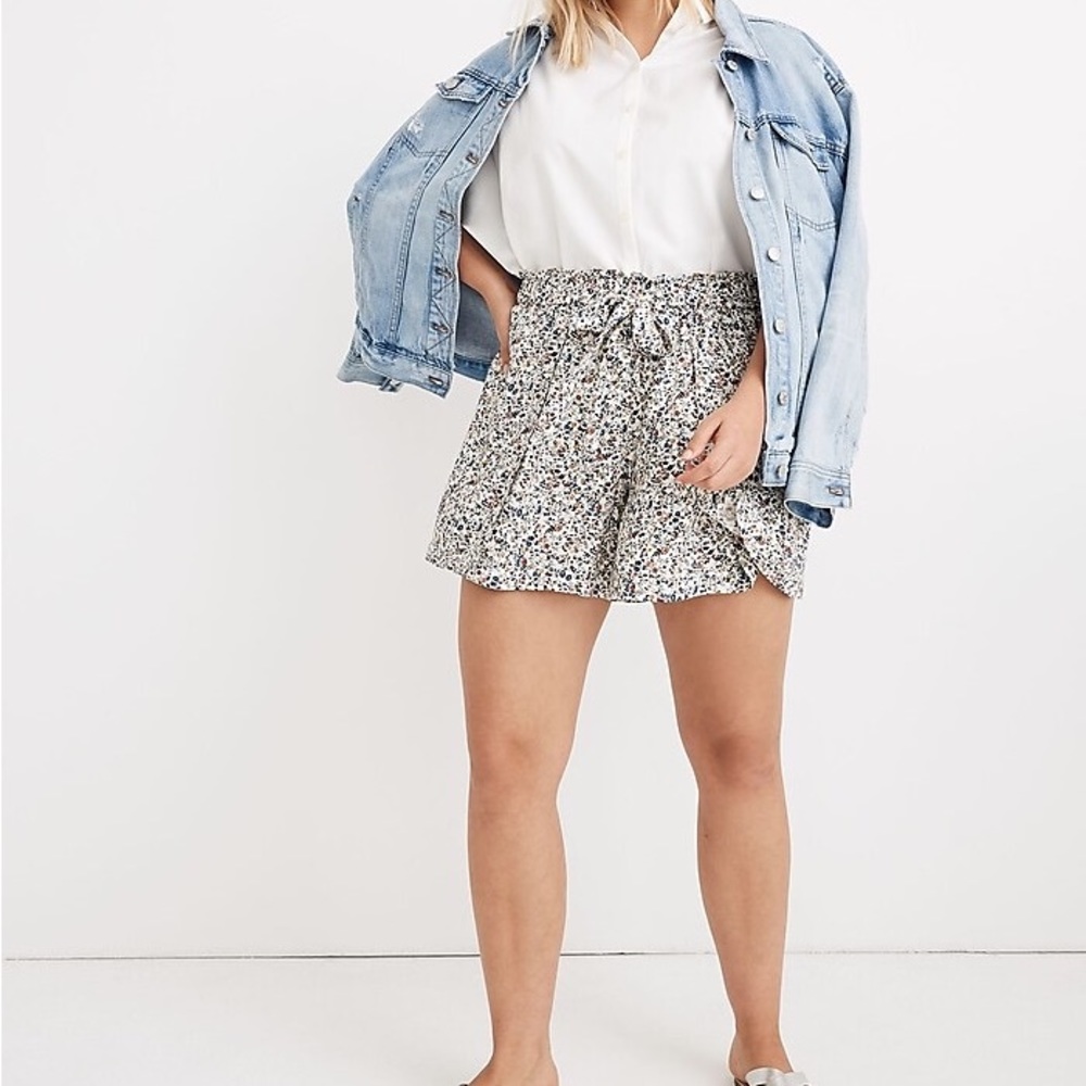 Madewell Floral Flowy Shorts